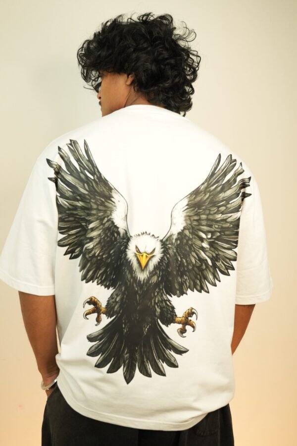 Eagle Graphic Oversized T-Shirt - WOVENREVOLT