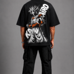 Hero Oversize T-Shirt anime graphic back